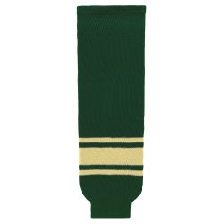 HS630 Knitted Striped Hockey Socks - 2004 All Star Dark Green