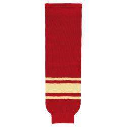 HS630 Knitted Striped Hockey Socks - 2004 All Stars Red