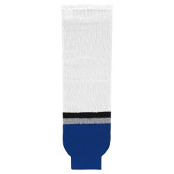 HS630 Knitted Striped Hockey Socks - 2009 Tampa Bay 3rd White