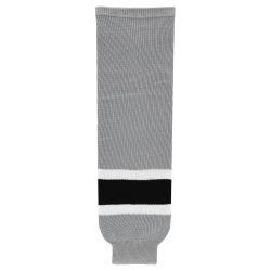 HS630 Knitted Striped Hockey Socks - La Stadium Series Grey