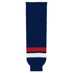 HS630 Knitted Striped Hockey Socks - 2005 Team Usa Navy
