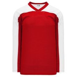 LB153 Box Lacrosse Jersey - Red/White