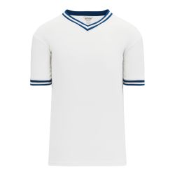 S1333 Soccer Jersey - White/Royal