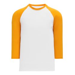 S1846 Soccer Jersey - White/Gold