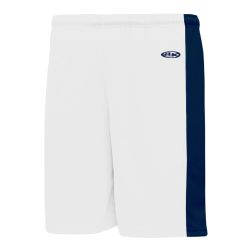 SS9145 Soccer Shorts - White/Navy