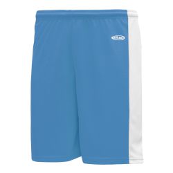 SS9145 Soccer Shorts - Sky/White