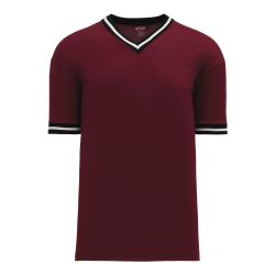 V1333 Volleyball Jersey - Maroon/Black/White