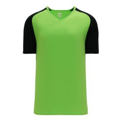 V1375 Volleyball Jersey - Lime Green/Black