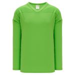 H6000 Practice Hockey Jersey - Lime Green - Front