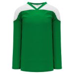 H6100 League Hockey Jersey - Kelly/White - Front
