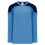 H6100 League Hockey Jersey - Sky/Navy - Front
