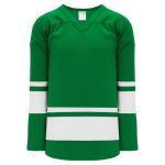H6400 League Hockey Jersey - Kelly/White - Front