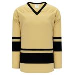 H6400 League Hockey Jersey - Vegas Gold/Black - Front