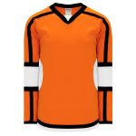 H7000 Select Hockey Jersey - Orange/Black/White - Front