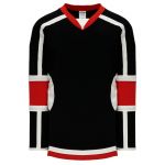 H7000 Select Hockey Jersey - Black/Red/White - Front
