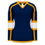 H7000 Select Hockey Jersey - Navy/White/Gold - Front