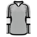 H7000 Select Hockey Jersey - Grey/White/Black - Front