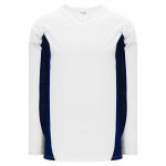 H7100 Select Hockey Jersey - White/Navy - Front