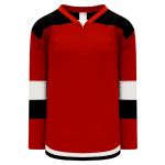 H7400 Select Hockey Jersey - Red/Black/White - Front