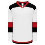 H7400 Select Hockey Jersey - White/Black/Red - Front