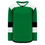 H7400 Select Hockey Jersey - Kelly/White/Black - Front