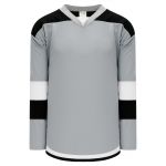 H7400 Select Hockey Jersey - Grey/White/Black - Front