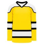 H7500 Select Hockey Jersey - Maize/Black/White - Front