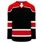 H7500 Select Hockey Jersey - Black/Red/White - Front