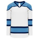 H7500 Select Hockey Jersey - White/Sky/Navy - Front