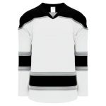 H7500 Select Hockey Jersey - White/Black/Grey - Front