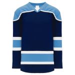 H7500 Select Hockey Jersey - Navy/Sky/White - Front