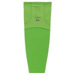 HS1100 Lightweight Pro Hockey Socks - Lime Green - Front