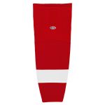 HS2100 Lightweight Pro Hockey Socks - Detroit Red - Front