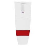 HS2100 Lightweight Pro Hockey Socks - Detroit White - Front