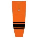 HS2100 Lightweight Pro Hockey Socks - Orange/Black - Front