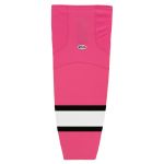 HS2100 Lightweight Pro Hockey Socks - Pink/White/Black - Front