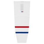 HS2100 Lightweight Pro Hockey Socks - Montreal White - Front