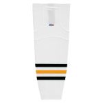 HS2100 Lightweight Pro Hockey Socks - Pittsburgh White - Front