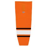 HS2100 Lightweight Pro Hockey Socks - Philadelphia Orange - Front