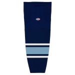HS2100 Lightweight Pro Hockey Socks - Maine Navy - Front