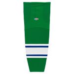 HS2100 Lightweight Pro Hockey Socks - Kelly/Royal/White - Front