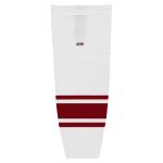 HS2100 Lightweight Pro Hockey Socks - New Phoenix White - Front