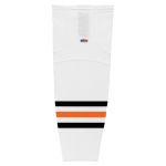HS2100 Lightweight Pro Hockey Socks - 2017 Edmonton White - Front