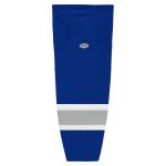 HS2100 Lightweight Pro Hockey Socks - Royal/Grey/White - Front
