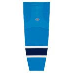 HS2100 Lightweight Pro Hockey Socks - Pro Blue/Navy/White - Front