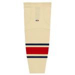 HS2100 Lightweight Pro Hockey Socks - New York Rangers Winter Classic Sand - Front