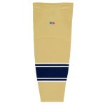 HS2100 Lightweight Pro Hockey Socks - Notre Dame Vegas Gold - Front