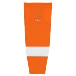 HS2100 Lightweight Pro Hockey Socks - 2011 Philadelphia Orange - Front