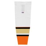 HS2100 Lightweight Pro Hockey Socks - 2014 Anaheim White - Front