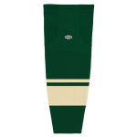 HS2100 Lightweight Pro Hockey Socks - 2009 Minnesota 3rd Dark Green - Front